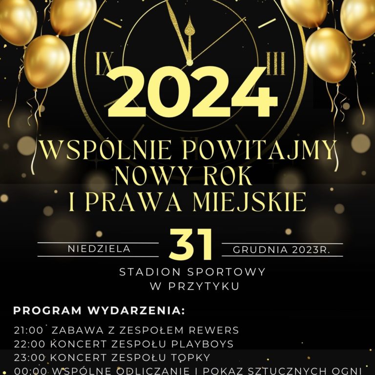 Razem powitajmy nowy rok 2024 i prawa miejskie